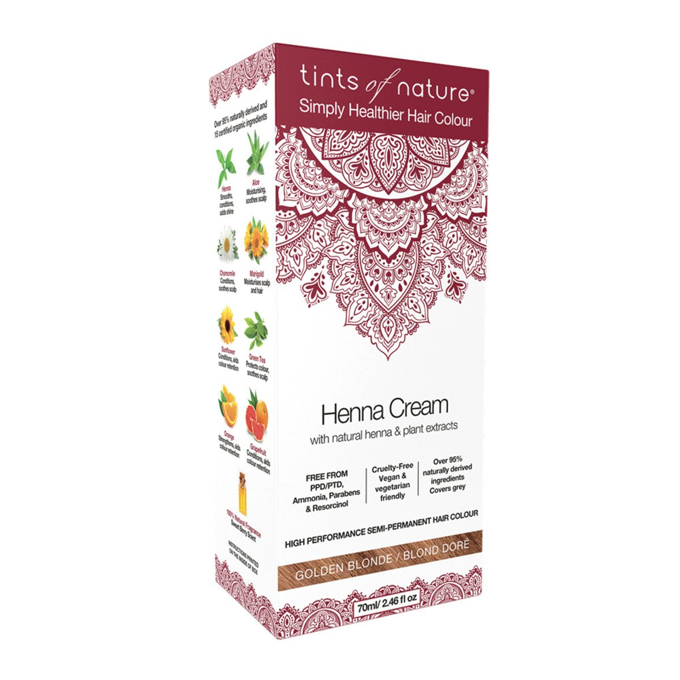 Picture of Tints Henna Cream Golden Blonde 70Ml